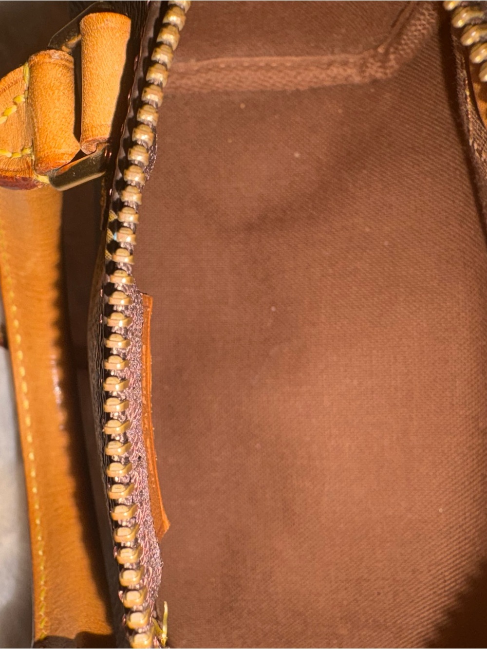 Louis Vuitton Brown and Tan Monogram Nano Bag - Picture 16 of 16